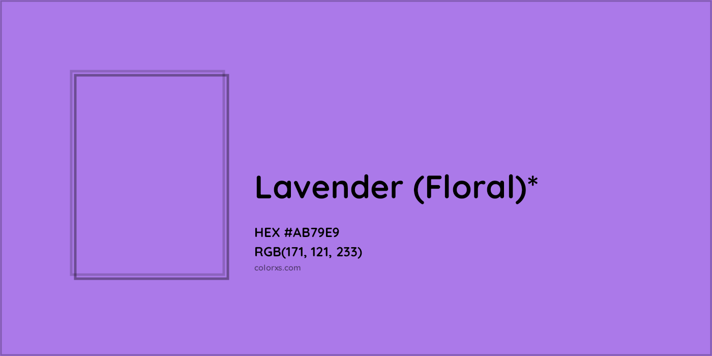 HEX #AB79E9 Color Name, Color Code, Palettes, Similar Paints, Images