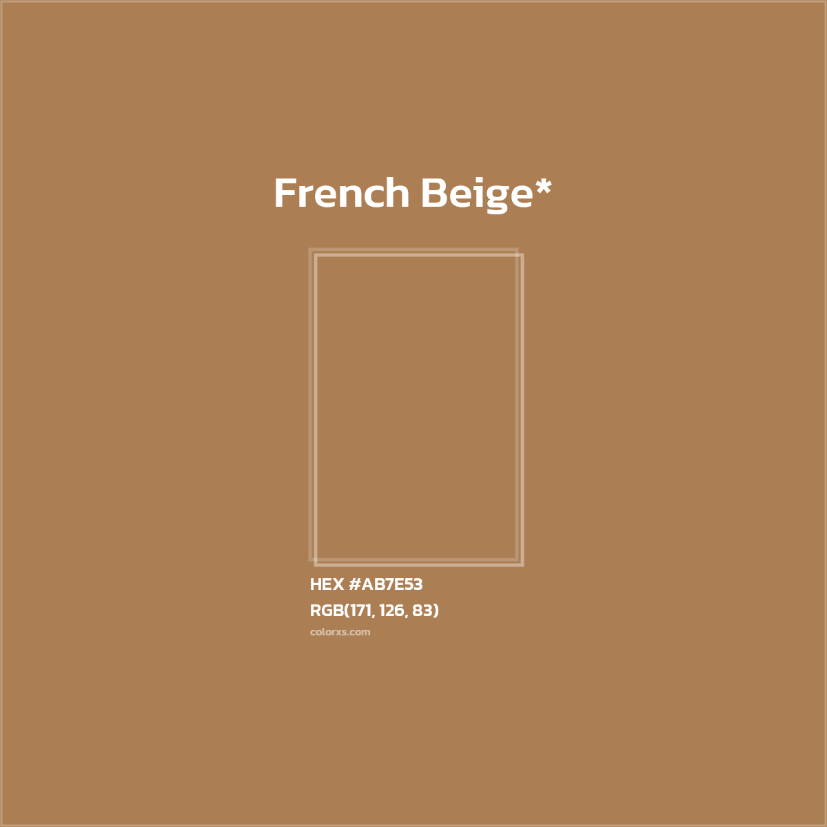 HEX #AB7E53 Color Name, Color Code, Palettes, Similar Paints, Images