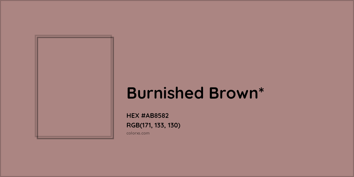 HEX #AB8582 Color Name, Color Code, Palettes, Similar Paints, Images