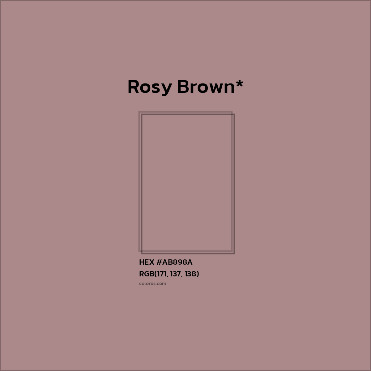 HEX #AB898A Color Name, Color Code, Palettes, Similar Paints, Images