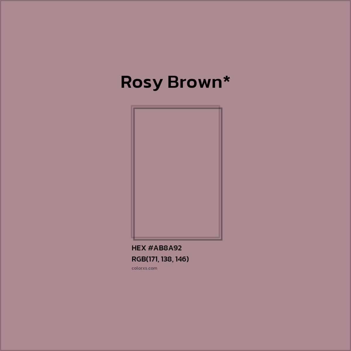 HEX #AB8A92 Color Name, Color Code, Palettes, Similar Paints, Images