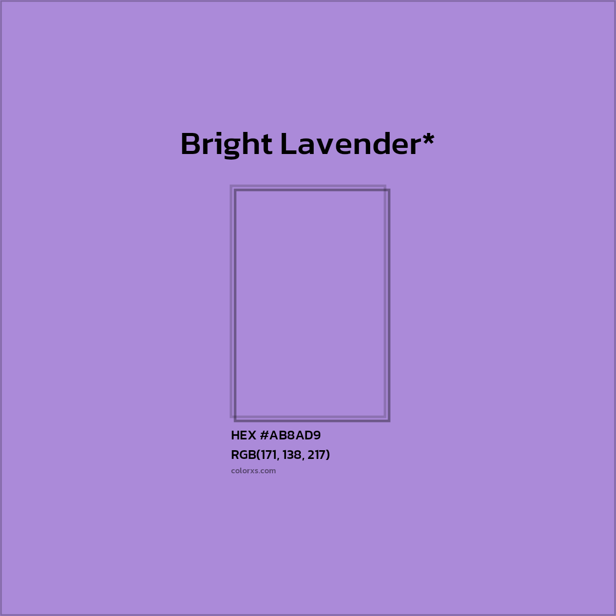 HEX #AB8AD9 Color Name, Color Code, Palettes, Similar Paints, Images