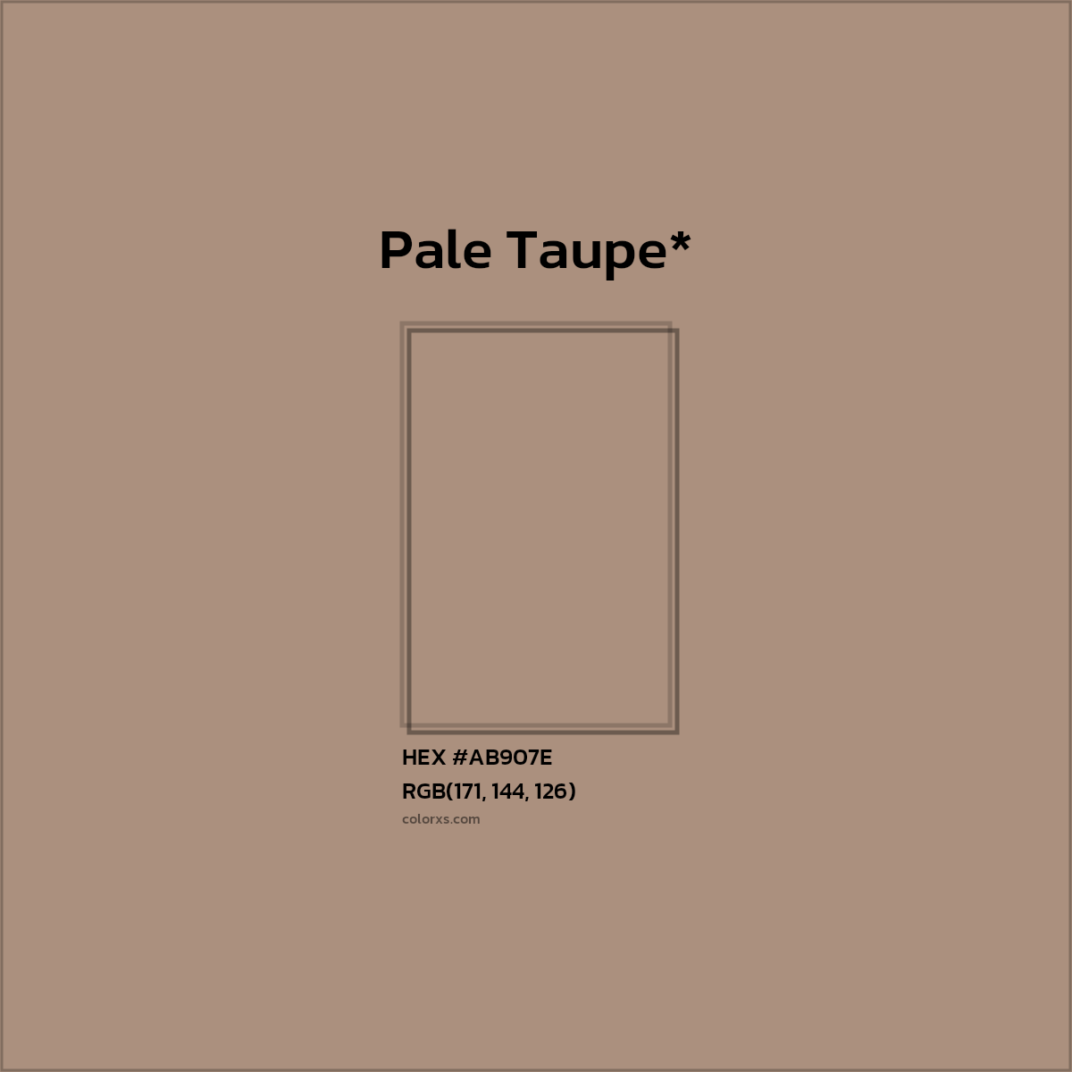 HEX #AB907E Color Name, Color Code, Palettes, Similar Paints, Images