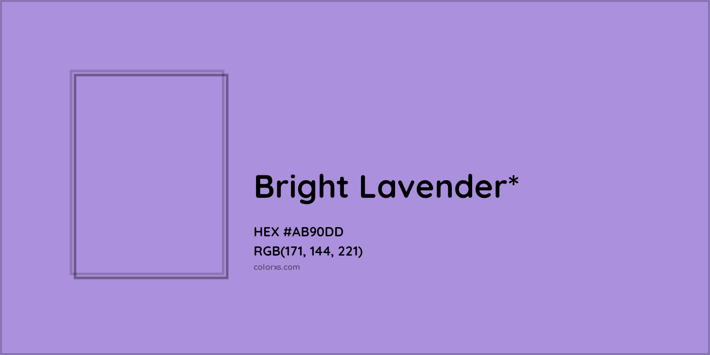 HEX #AB90DD Color Name, Color Code, Palettes, Similar Paints, Images