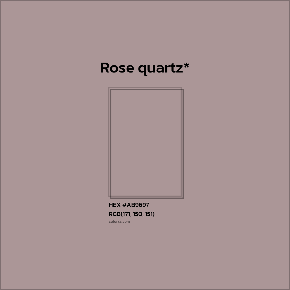 HEX #AB9697 Color Name, Color Code, Palettes, Similar Paints, Images