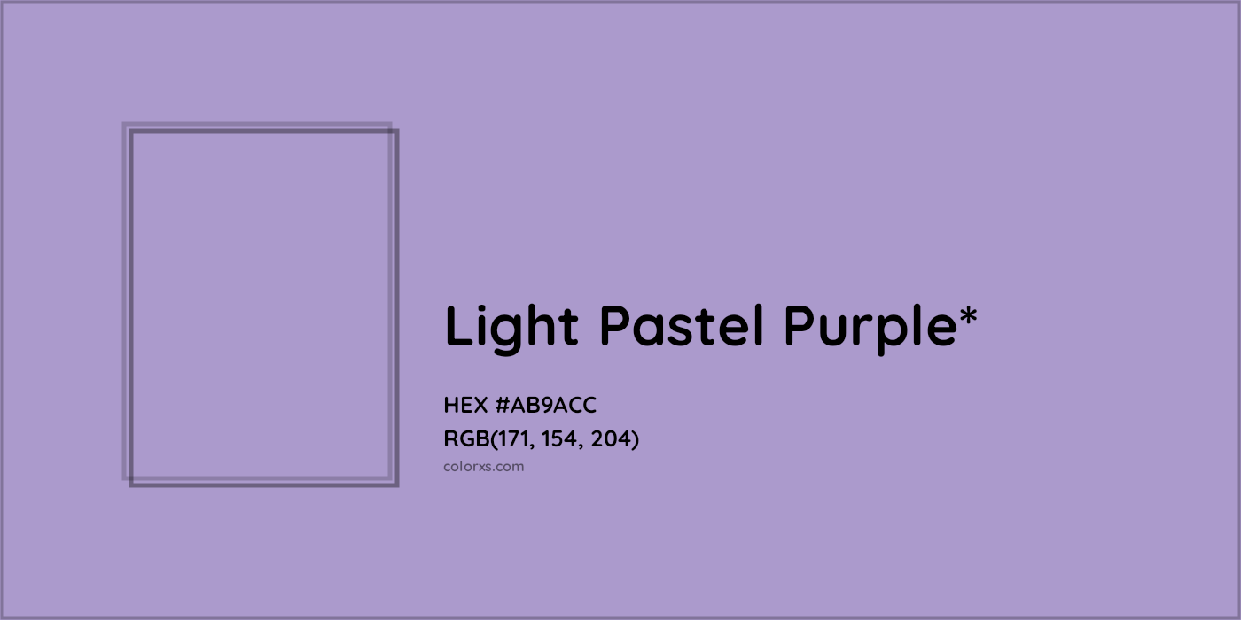 HEX #AB9ACC Color Name, Color Code, Palettes, Similar Paints, Images