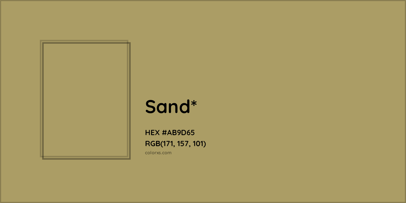 HEX #AB9D65 Color Name, Color Code, Palettes, Similar Paints, Images