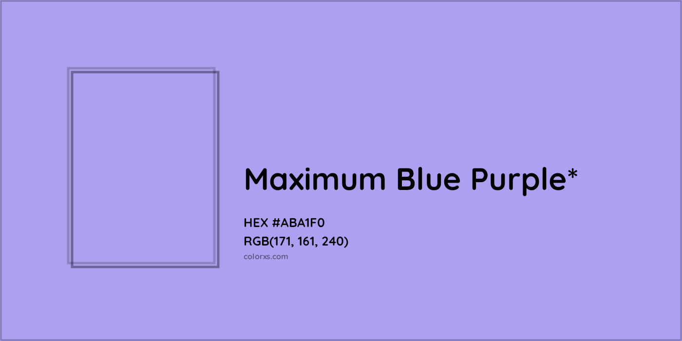 HEX #ABA1F0 Color Name, Color Code, Palettes, Similar Paints, Images