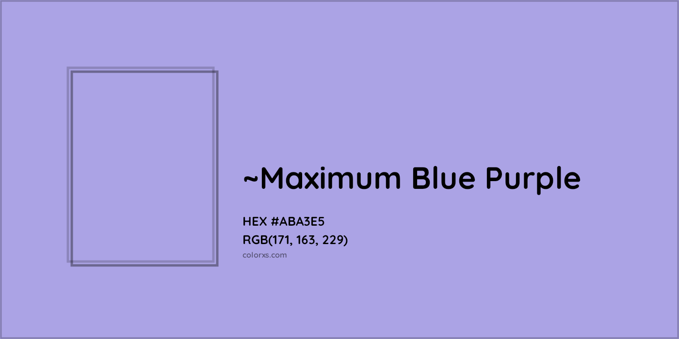 HEX #ABA3E5 Color Name, Color Code, Palettes, Similar Paints, Images