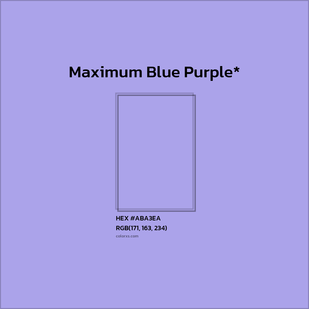 HEX #ABA3EA Color Name, Color Code, Palettes, Similar Paints, Images