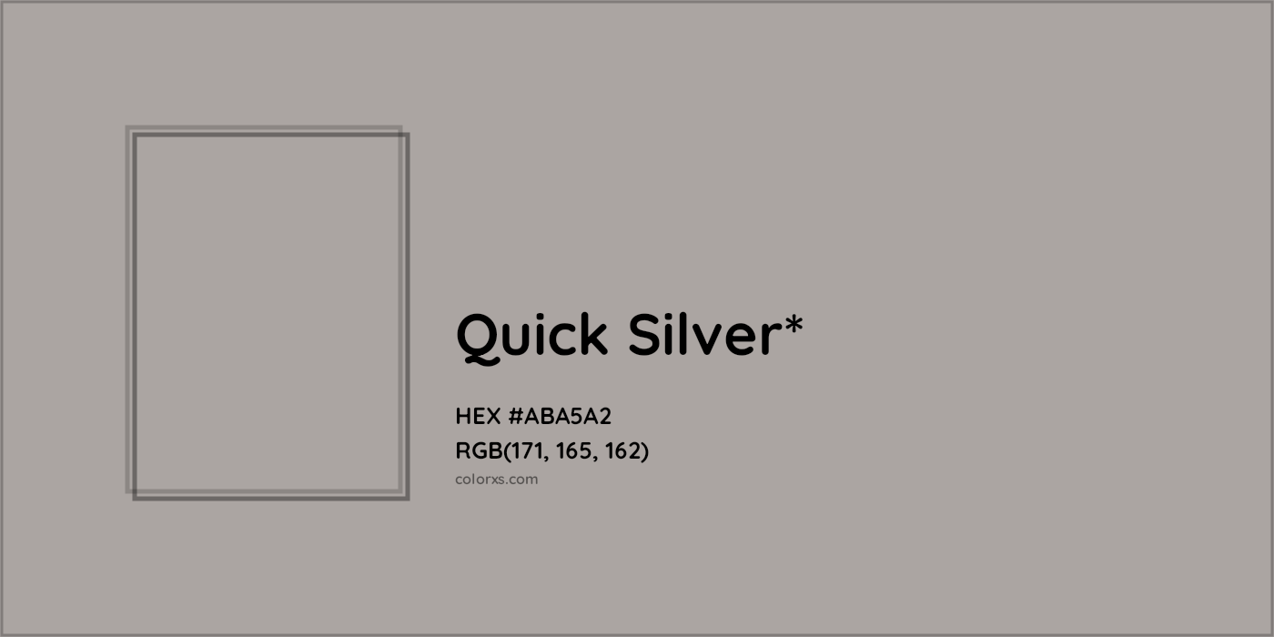 HEX #ABA5A2 Color Name, Color Code, Palettes, Similar Paints, Images