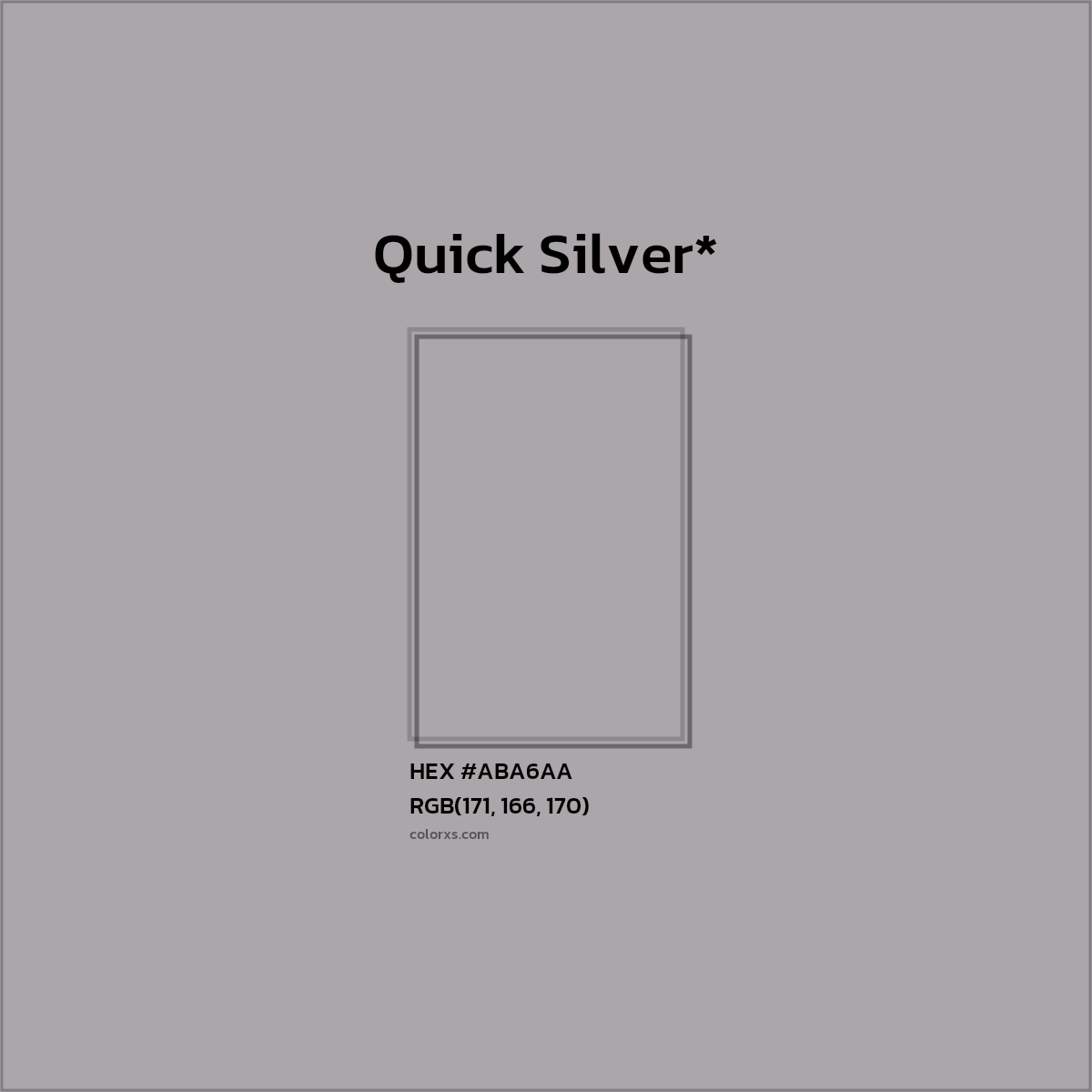 HEX #ABA6AA Color Name, Color Code, Palettes, Similar Paints, Images