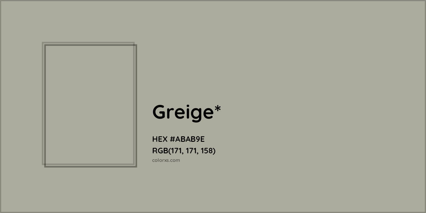 HEX #ABAB9E Color Name, Color Code, Palettes, Similar Paints, Images