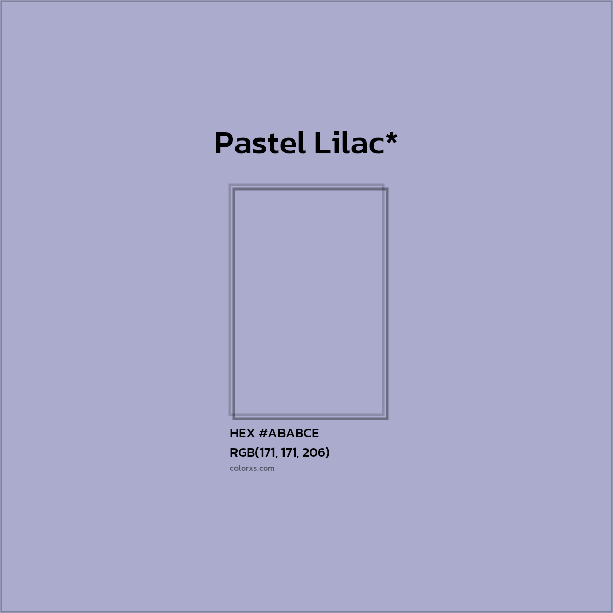 HEX #ABABCE Color Name, Color Code, Palettes, Similar Paints, Images