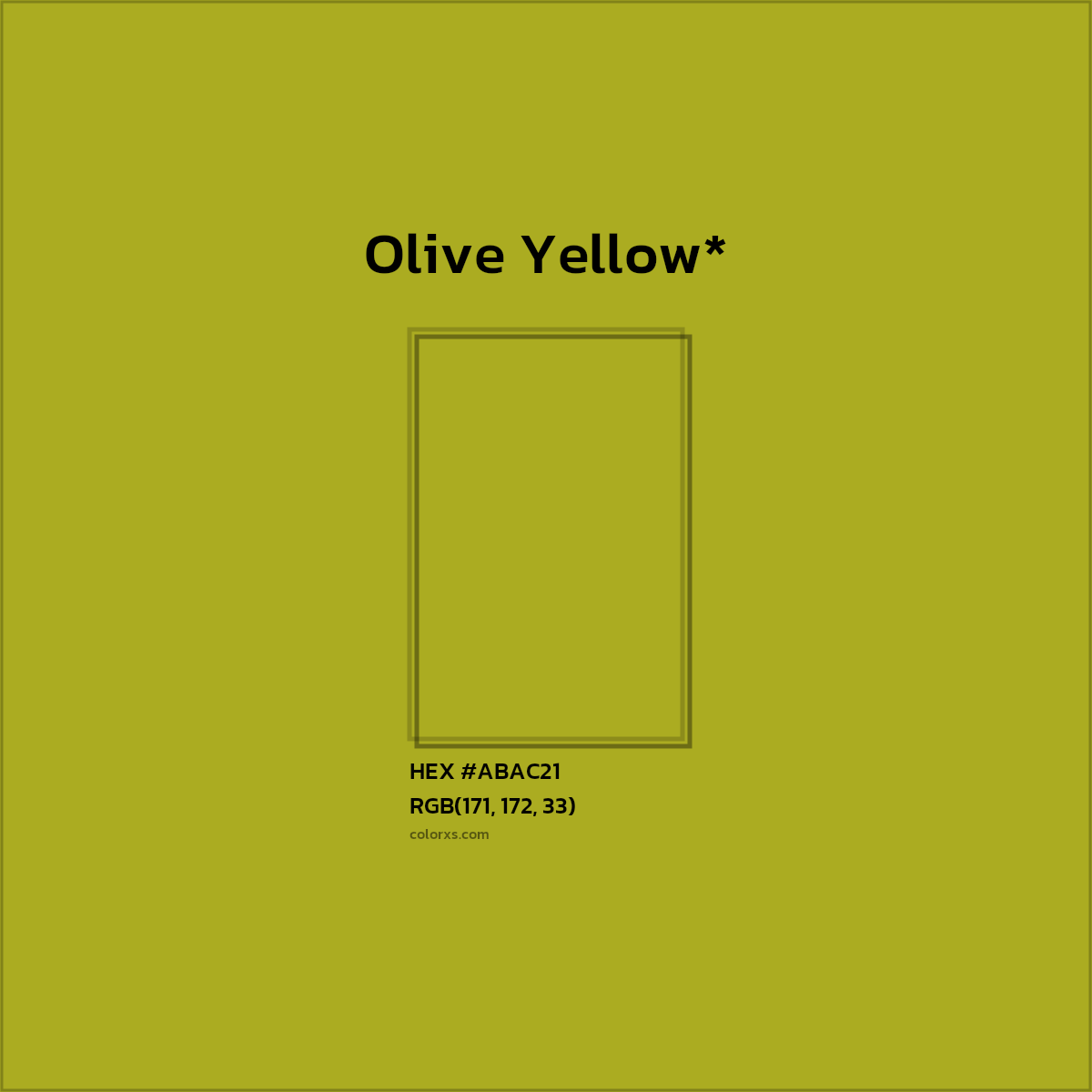 HEX #ABAC21 Color Name, Color Code, Palettes, Similar Paints, Images
