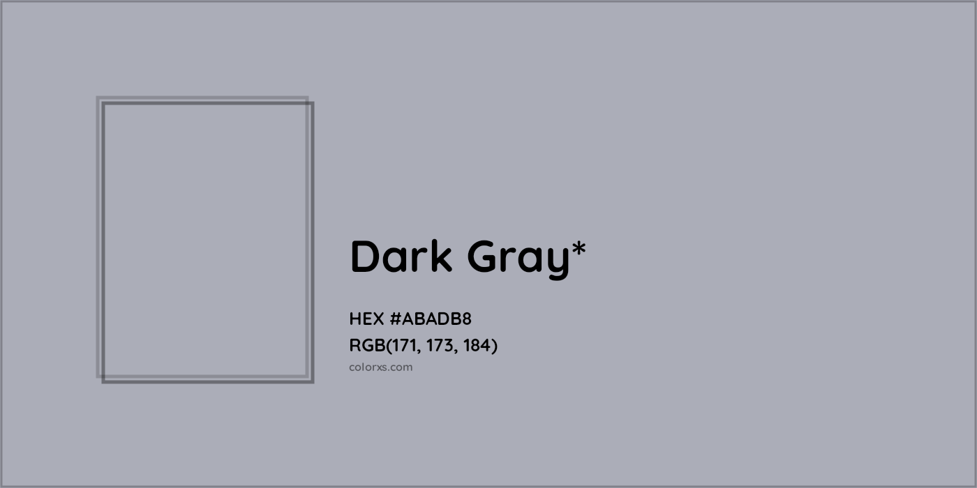 HEX #ABADB8 Color Name, Color Code, Palettes, Similar Paints, Images