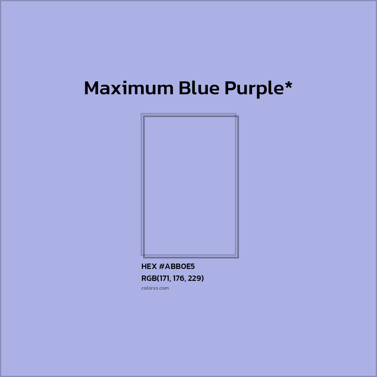 HEX #ABB0E5 Color Name, Color Code, Palettes, Similar Paints, Images