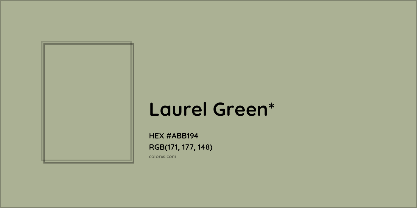 HEX #ABB194 Color Name, Color Code, Palettes, Similar Paints, Images