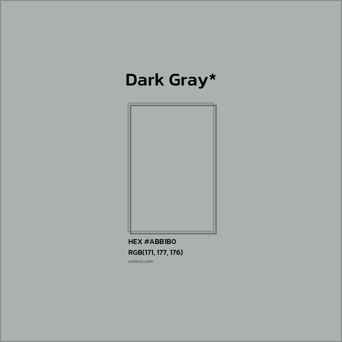 HEX #ABB1B0 Color Name, Color Code, Palettes, Similar Paints, Images