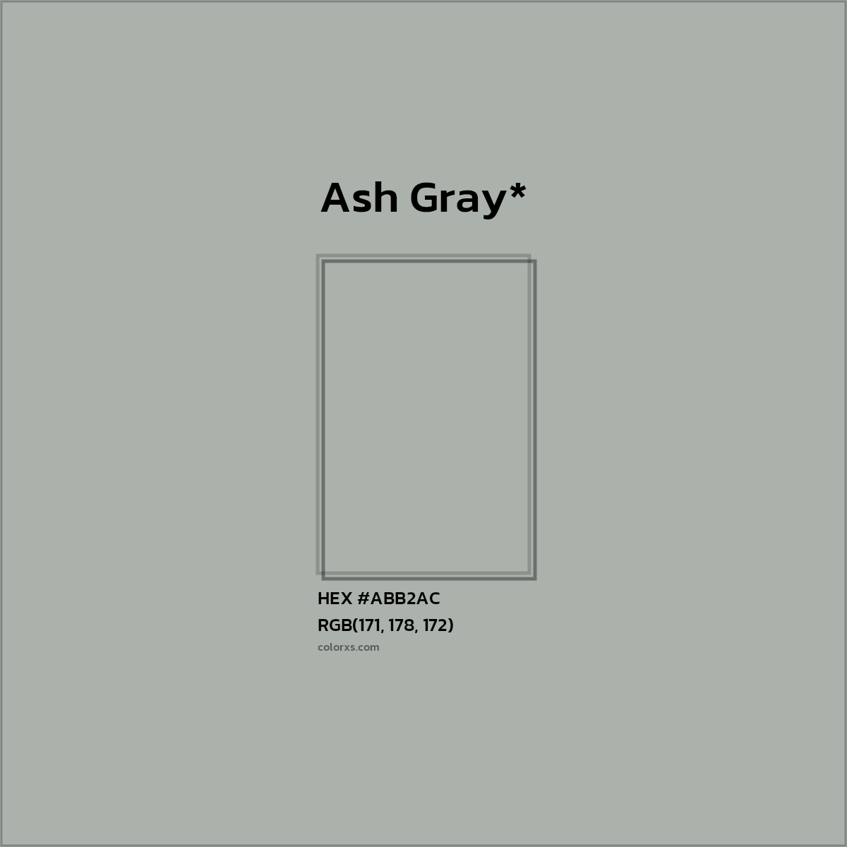 HEX #ABB2AC Color Name, Color Code, Palettes, Similar Paints, Images