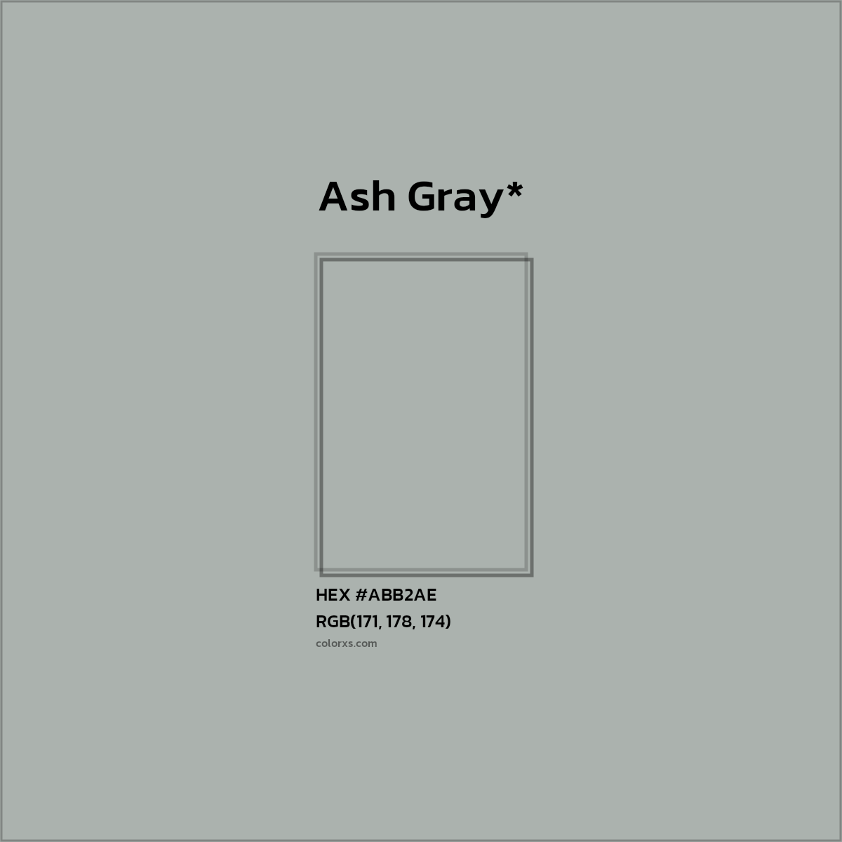 HEX #ABB2AE Color Name, Color Code, Palettes, Similar Paints, Images