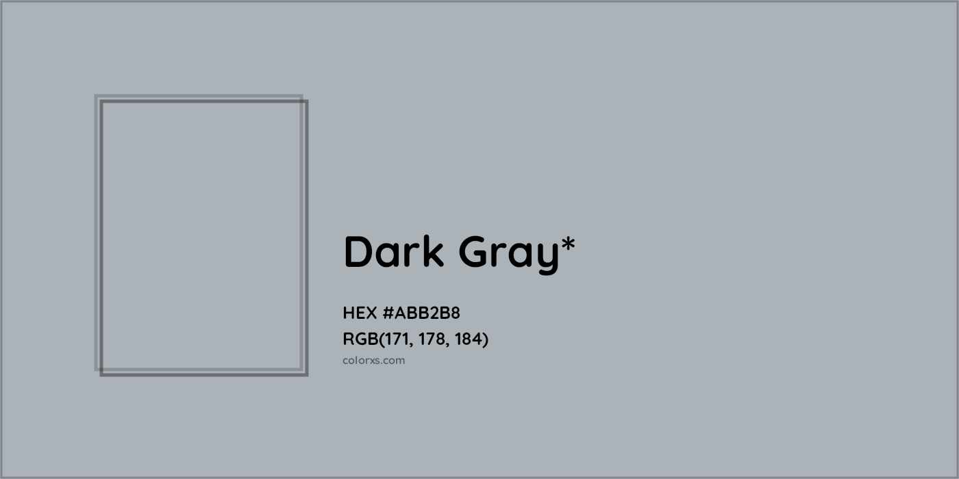 HEX #ABB2B8 Color Name, Color Code, Palettes, Similar Paints, Images