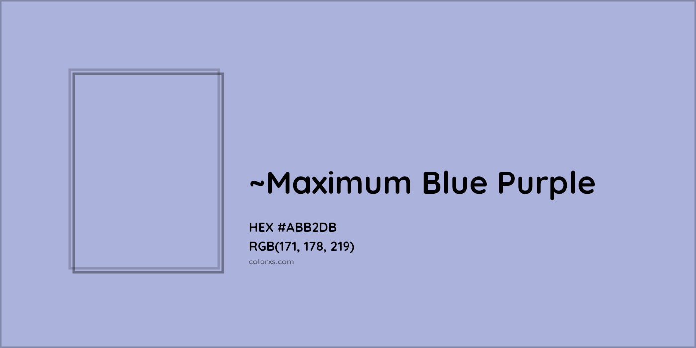HEX #ABB2DB Color Name, Color Code, Palettes, Similar Paints, Images
