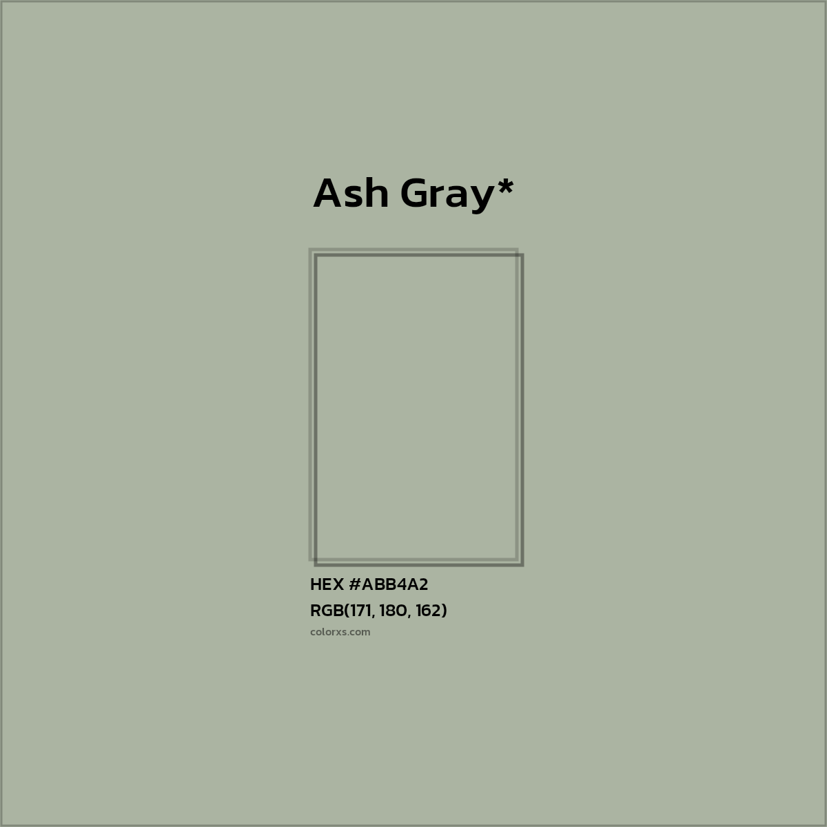 HEX #ABB4A2 Color Name, Color Code, Palettes, Similar Paints, Images