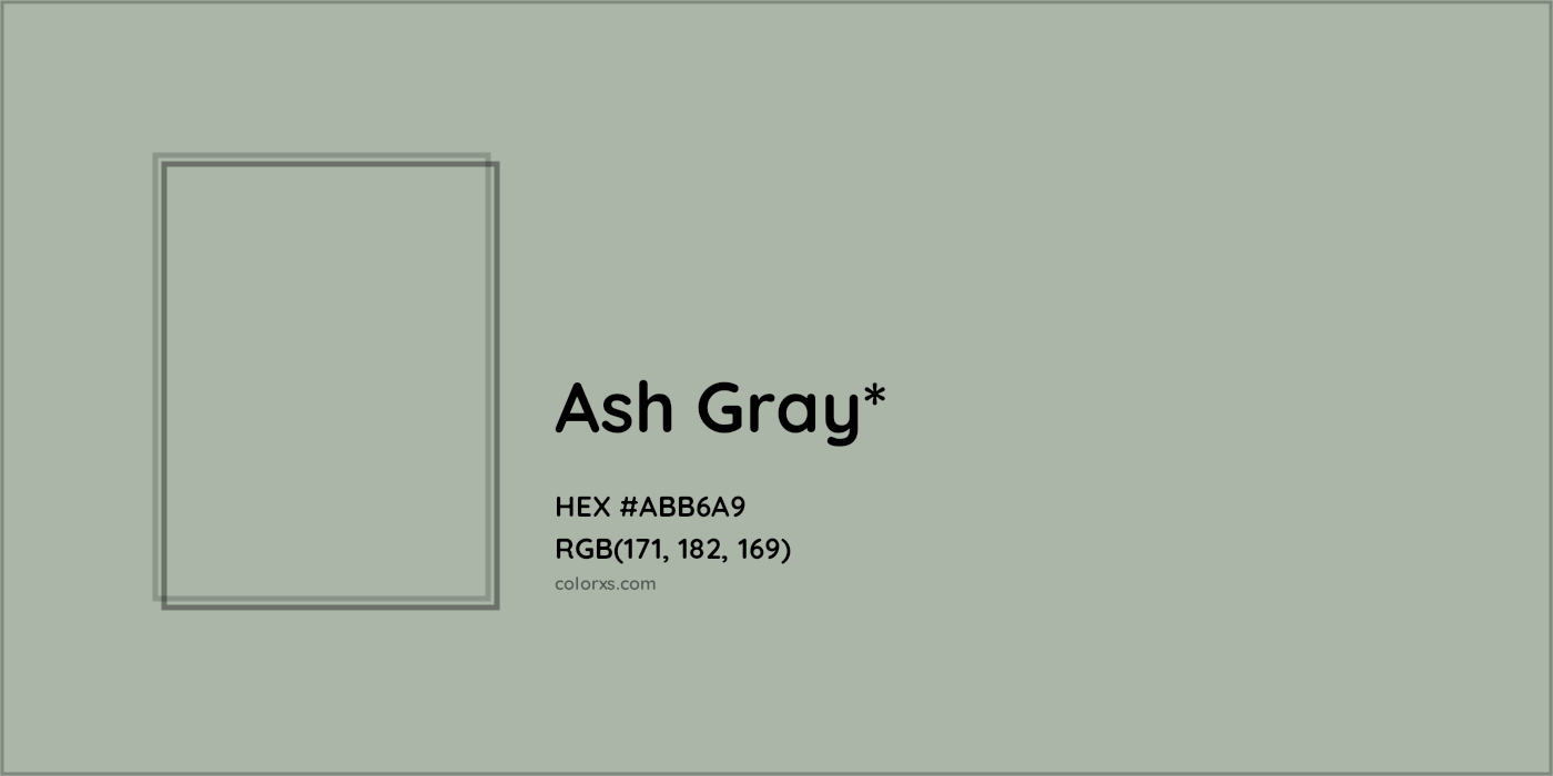 HEX #ABB6A9 Color Name, Color Code, Palettes, Similar Paints, Images