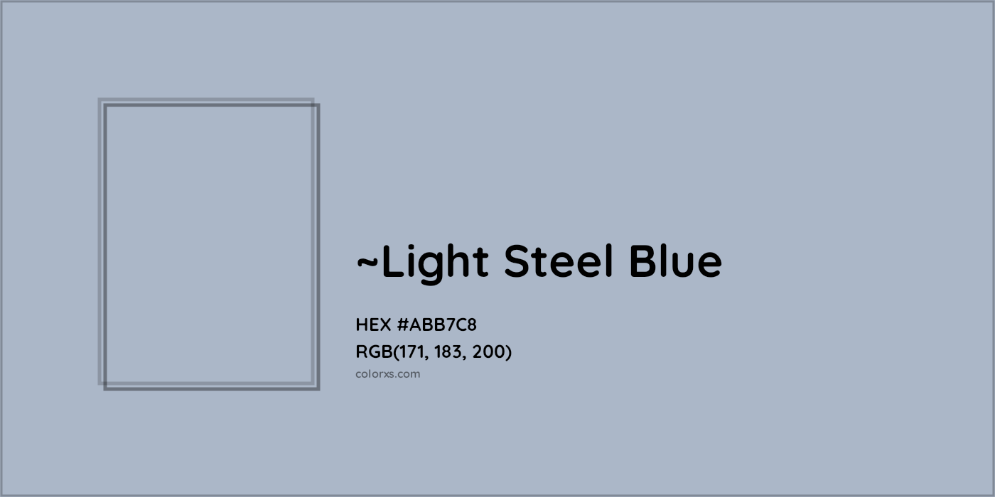 HEX #ABB7C8 Color Name, Color Code, Palettes, Similar Paints, Images