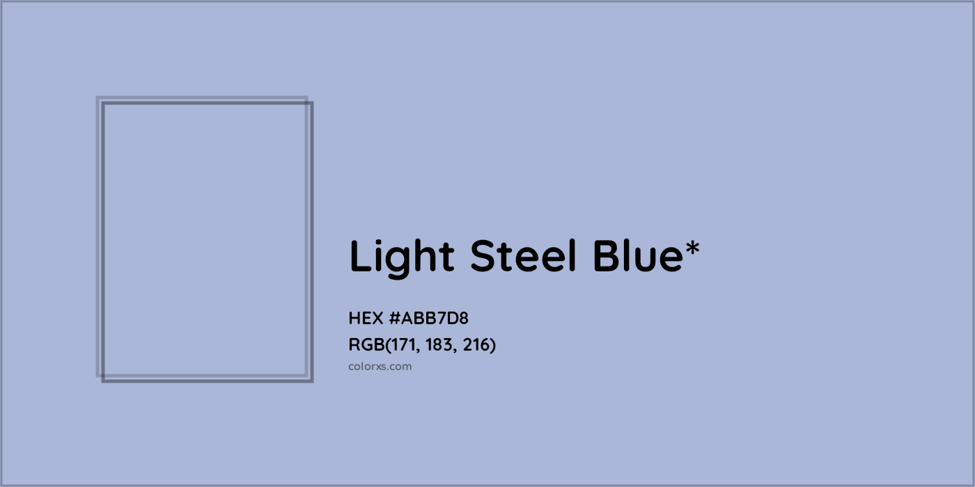 HEX #ABB7D8 Color Name, Color Code, Palettes, Similar Paints, Images