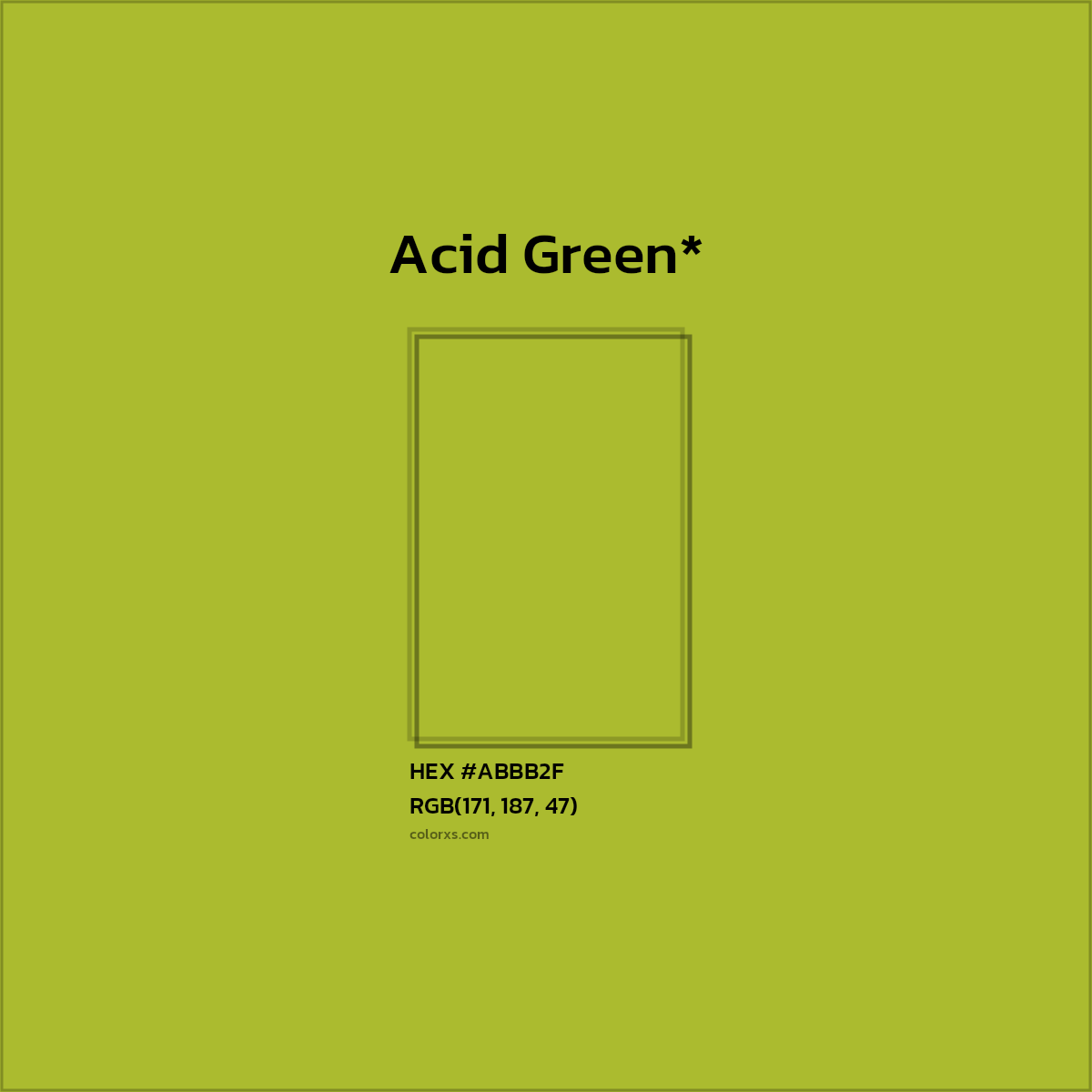 HEX #ABBB2F Color Name, Color Code, Palettes, Similar Paints, Images
