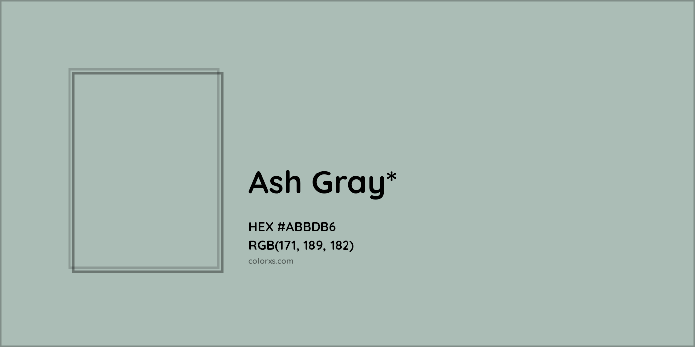 HEX #ABBDB6 Color Name, Color Code, Palettes, Similar Paints, Images