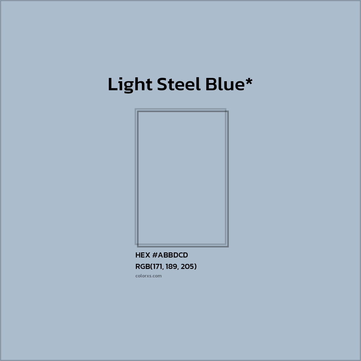 HEX #ABBDCD Color Name, Color Code, Palettes, Similar Paints, Images