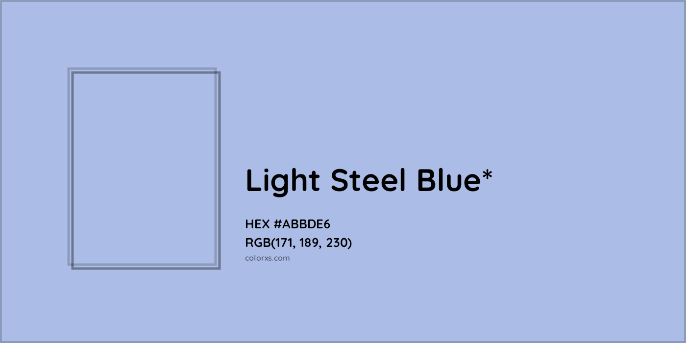 HEX #ABBDE6 Color Name, Color Code, Palettes, Similar Paints, Images