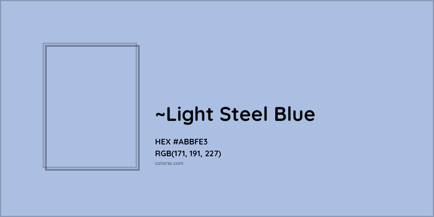 HEX #ABBFE3 Color Name, Color Code, Palettes, Similar Paints, Images