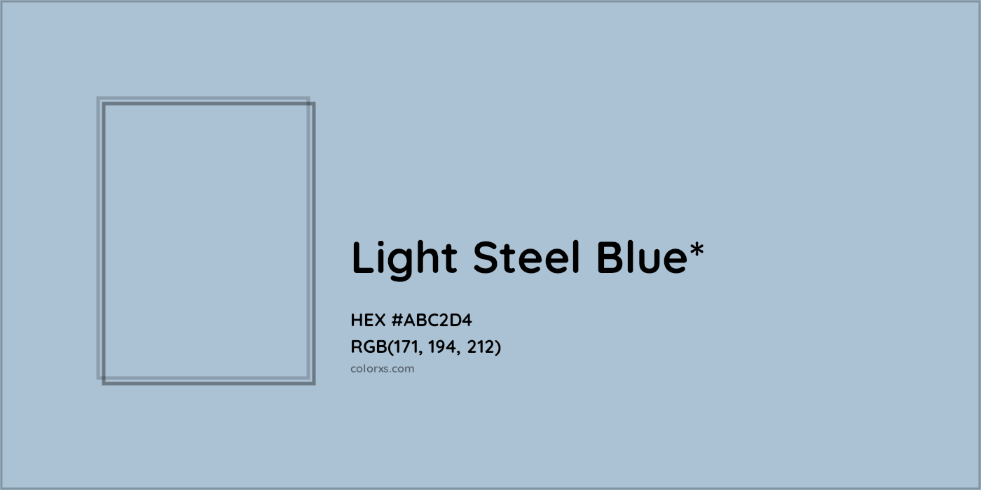 HEX #ABC2D4 Color Name, Color Code, Palettes, Similar Paints, Images