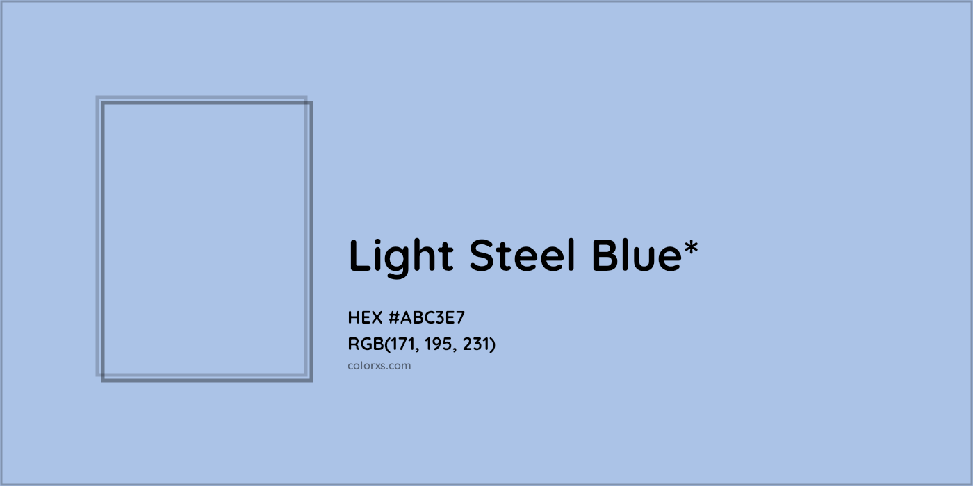 HEX #ABC3E7 Color Name, Color Code, Palettes, Similar Paints, Images