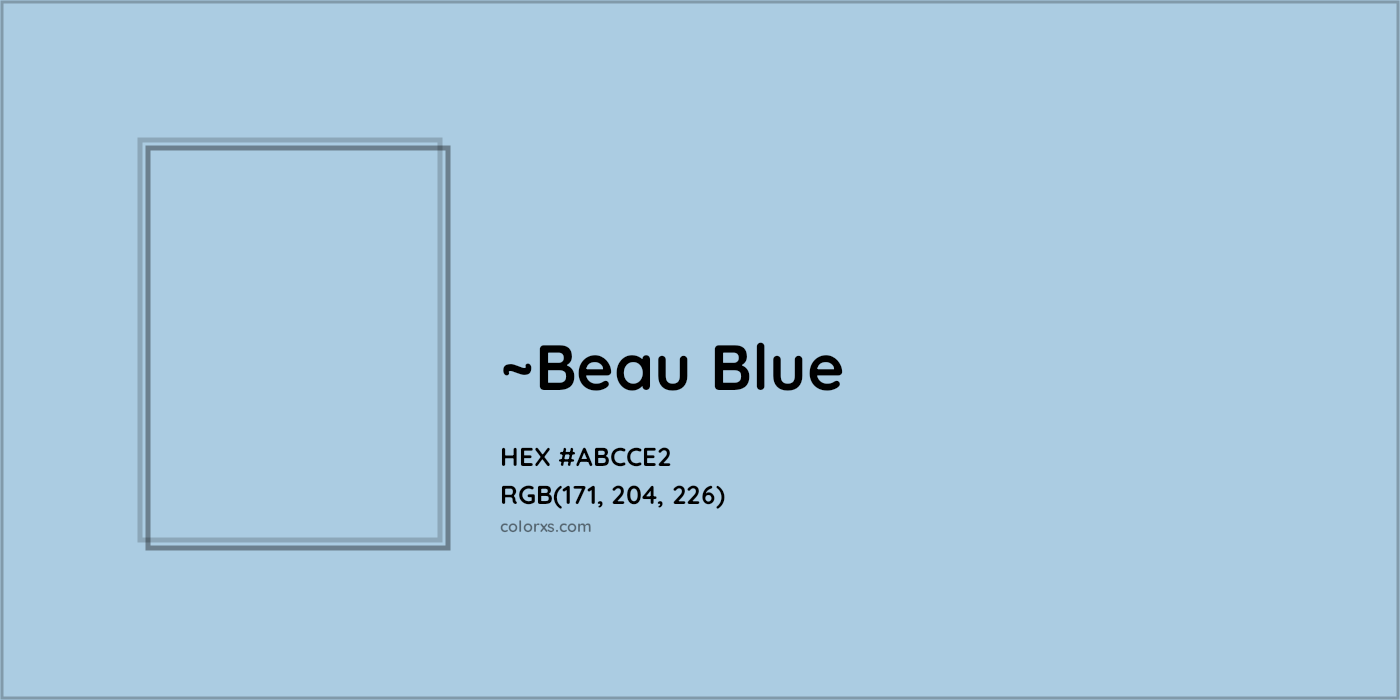 HEX #ABCCE2 Color Name, Color Code, Palettes, Similar Paints, Images