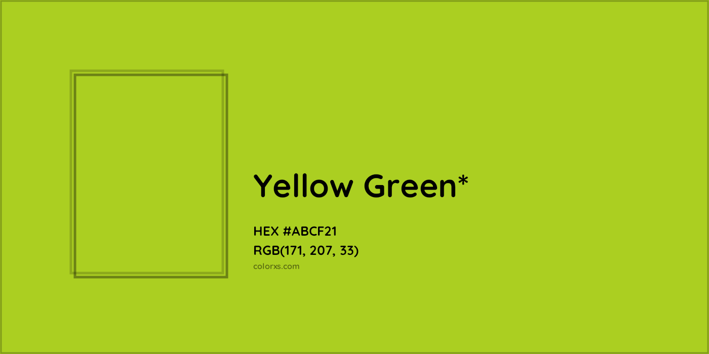 HEX #ABCF21 Color Name, Color Code, Palettes, Similar Paints, Images