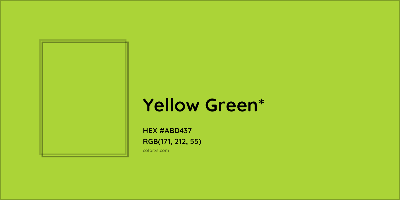 HEX #ABD437 Color Name, Color Code, Palettes, Similar Paints, Images