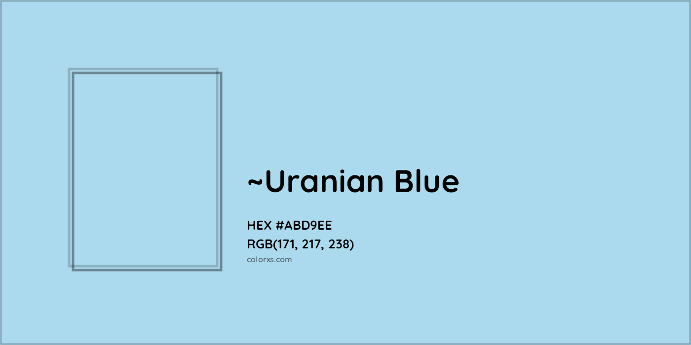 HEX #ABD9EE Color Name, Color Code, Palettes, Similar Paints, Images