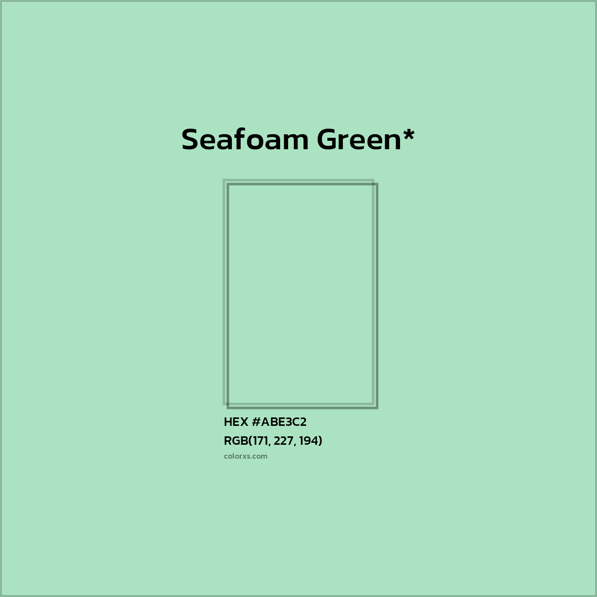 HEX #ABE3C2 Color Name, Color Code, Palettes, Similar Paints, Images