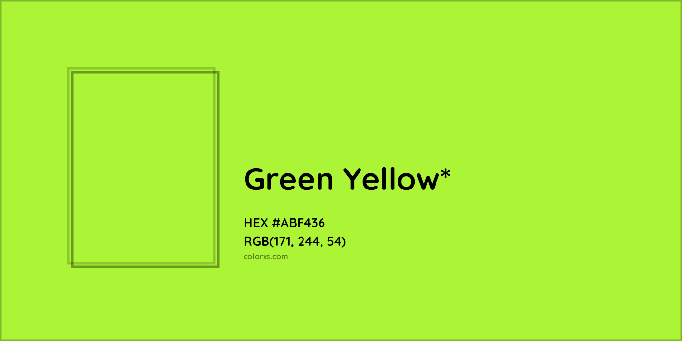 HEX #ABF436 Color Name, Color Code, Palettes, Similar Paints, Images