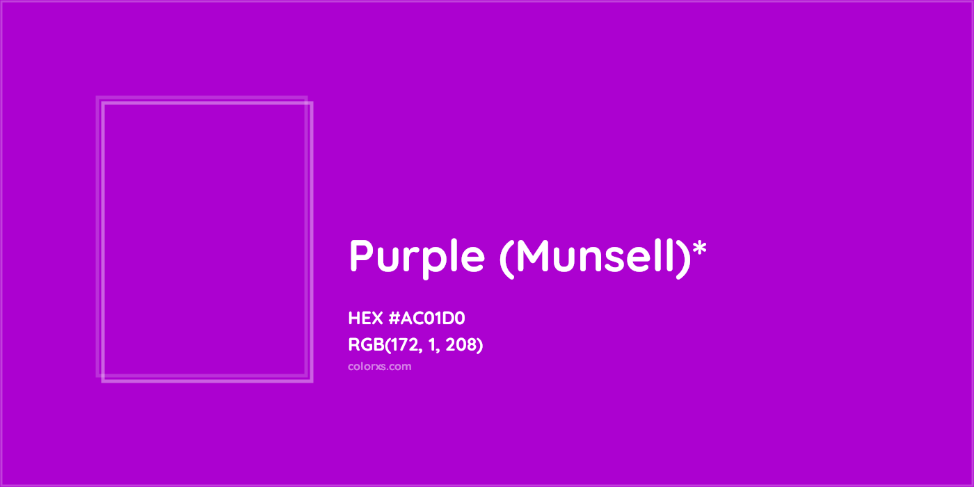 HEX #AC01D0 Color Name, Color Code, Palettes, Similar Paints, Images