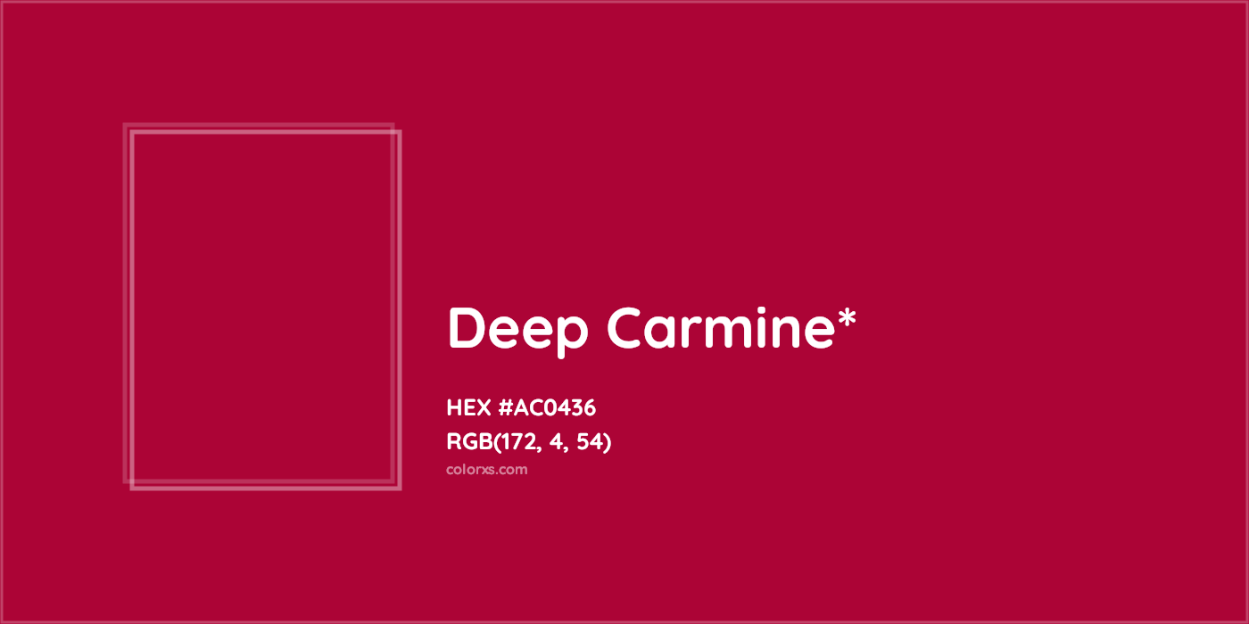 HEX #AC0436 Color Name, Color Code, Palettes, Similar Paints, Images