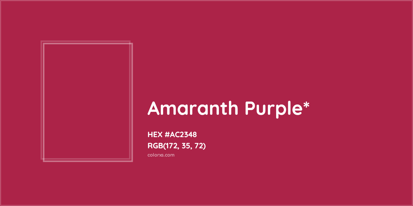 HEX #AC2348 Color Name, Color Code, Palettes, Similar Paints, Images