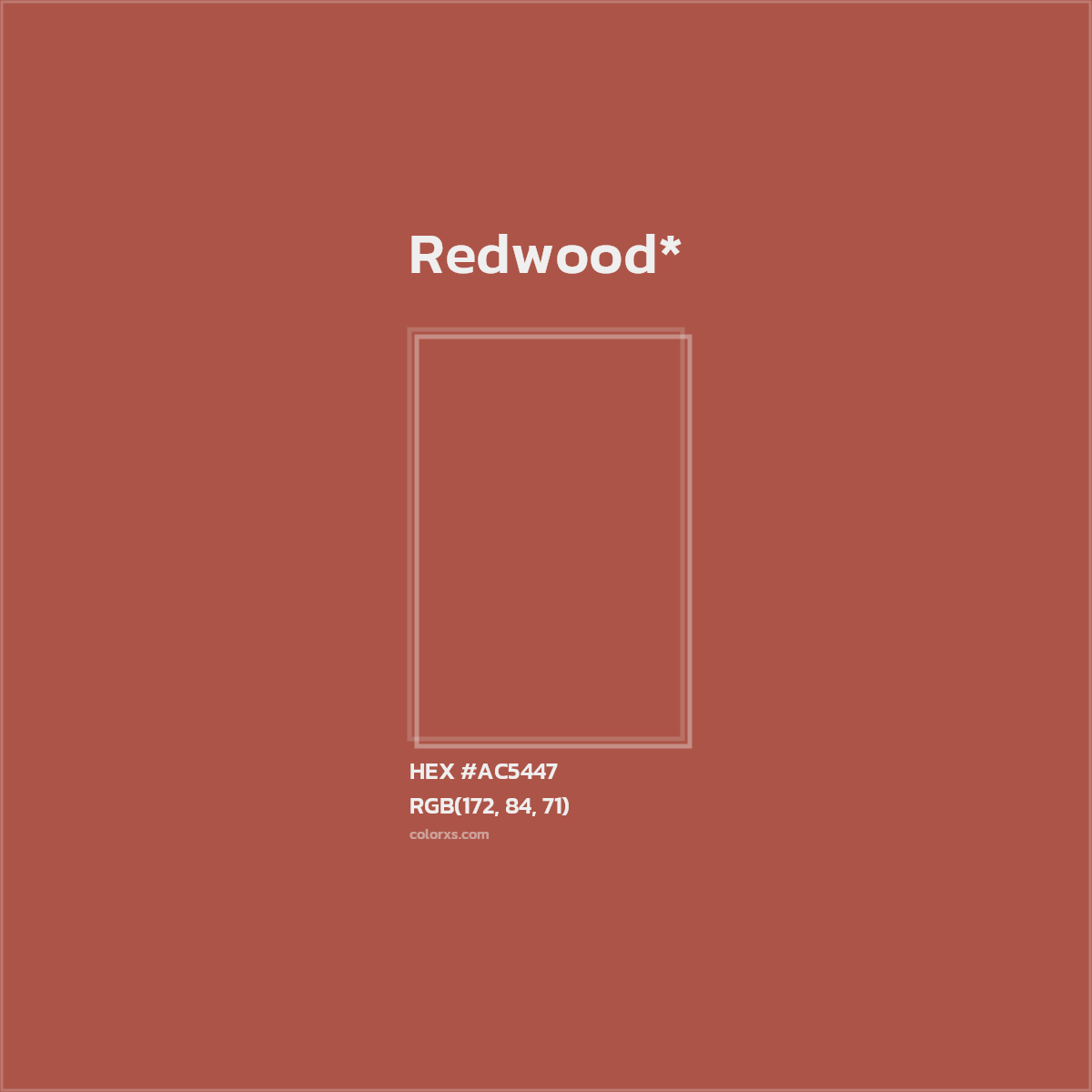 HEX #AC5447 Color Name, Color Code, Palettes, Similar Paints, Images