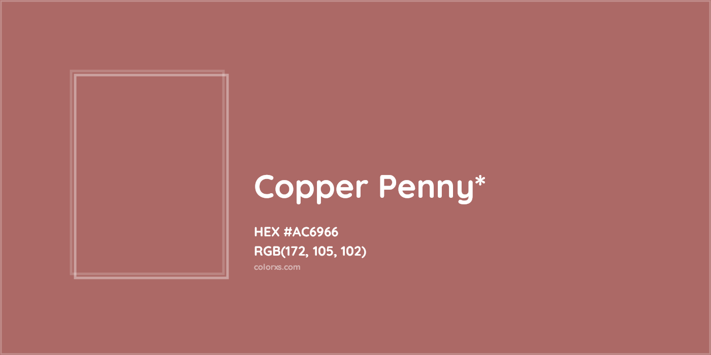 HEX #AC6966 Color Name, Color Code, Palettes, Similar Paints, Images