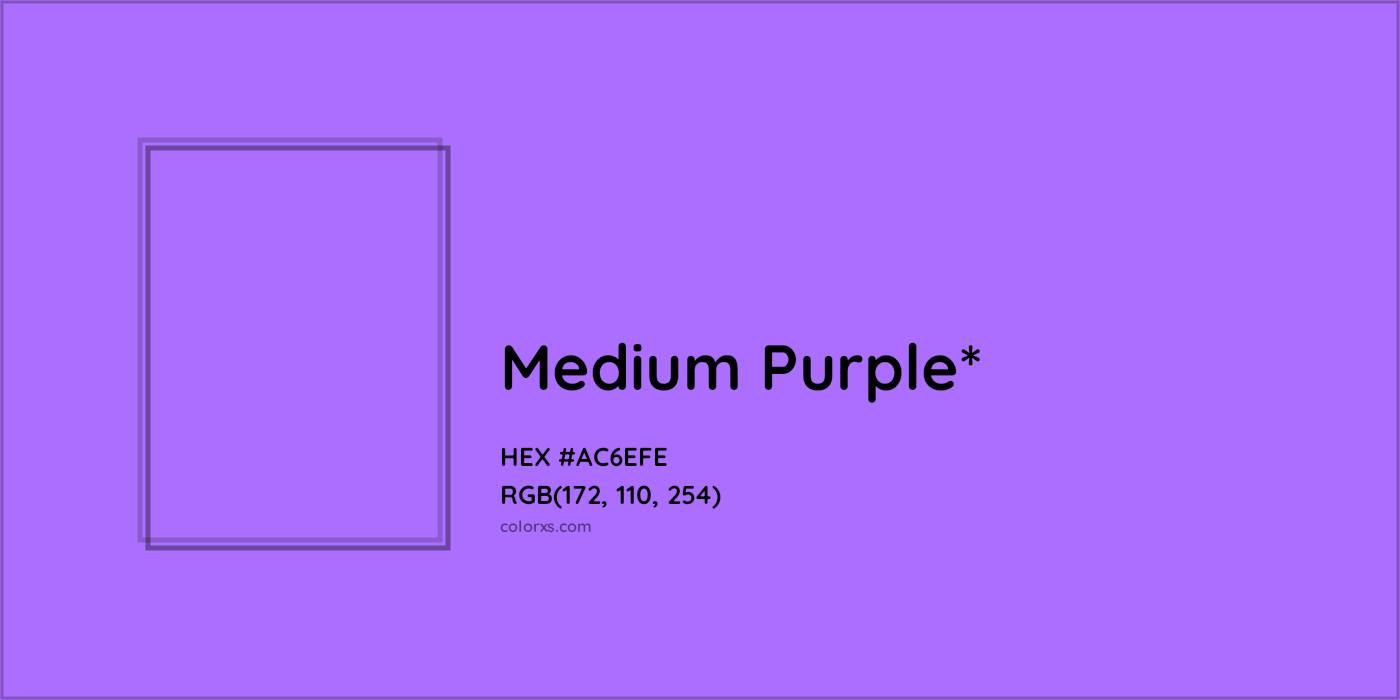 HEX #AC6EFE Color Name, Color Code, Palettes, Similar Paints, Images